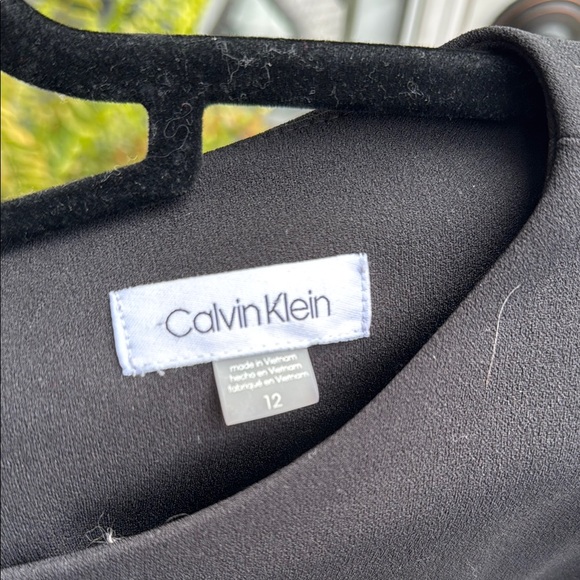 Calvin Klein Black Ruffled Sheath Mini Dress - Picture 3 of 3